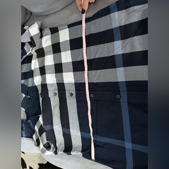 Burberry Black and White Checkered Shirt - Picture 6 of 7